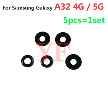 5db=1set Samsung Galaxy A32 A52 A72 A82 Hátsó Hátsó Kamera Üveg objektívvédő A Ahesive Matrica Csere Alkatrészek