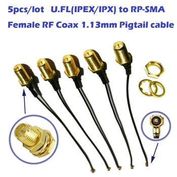 5db/Sok IPEX IPX, hogy RP-SMA RF Koaxiális 1.13 mm Pigtail az Antenna,Aljzatához Kábel, Rádió,Wifi Router Eszköz Eszközök