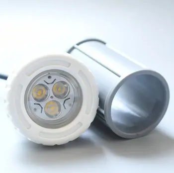 6W, AC12V 3 LED Süllyesztett Medence Világítás Gyógyfürdő RGB Fehér Színű Szökőkutat Lámpa, Víz alatti Úszás Spa Medence Fény