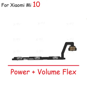 A Xiaomi Mi 10 10 Pro Lite Ultra Power On Off Kapcsoló, Hangerő Oldalsó Gomb Flex Kábel