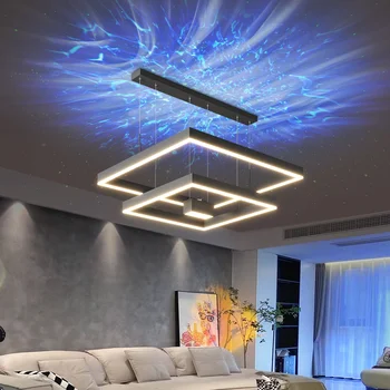 Csillárok Lámpa Tér Szabályozható Egyszerű Új LED-Nappali, Hálószoba, Hall Hotel Hivatal Étterem, Apartman Villa