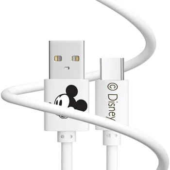 Disney Mickey Aranyos Gyors Töltő adatkábel Átviteli Android c-Típusú iPhone USB-Line Huawei Samsung Mobil Telefon iPhone