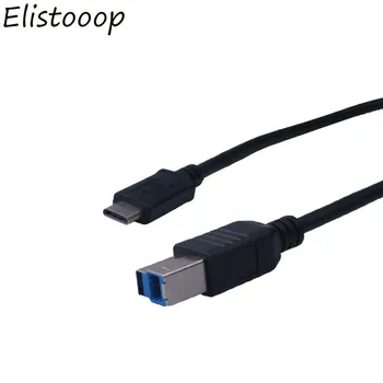 Elistooop USB-C-USB B adatkábel C Típusú Férfi USB 2.0, B Típusú Férfi adatkábel Macbook Laptop, Nyomtató Merevlemez