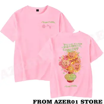 Flamingo zagyvaság MACSKA VÁZA Merch Nyomtatás Nyári szünet Utcán a Férfiak/Nők Alkalmi Kawaii HIP-HOP Streetwear póló