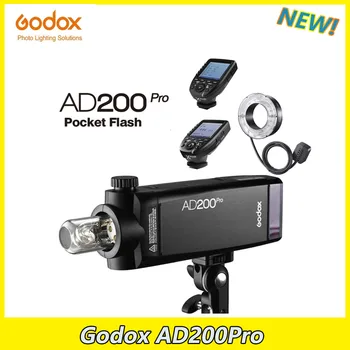 Godox AD200Pro TTL 1/8000 HSS, Beépített 2.4 G Wireless X Rendszer 2900mAh Lithimu Akkumulátor Külső Vaku Sony Nikon