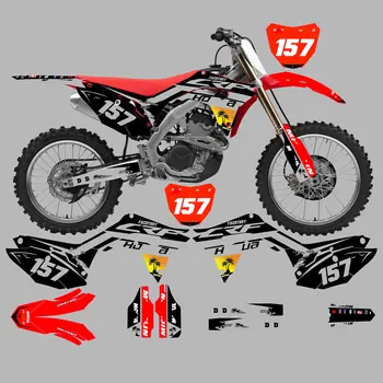 Grafikus Készlet HONDA 2017 2018 2019 2020 450R Motocross Matricák Matrica