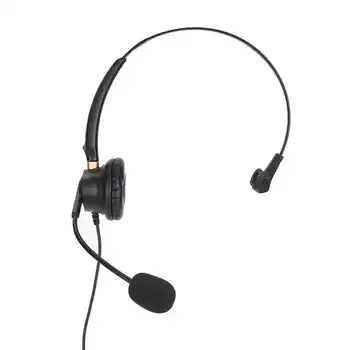 H600-3.5 Telefon Monó Fülhallgató 3,5 mm-es Jack Üzleti Fülhallgató Mikrofon Okostelefon Tablet Mikrofon Jack Fülhallgató