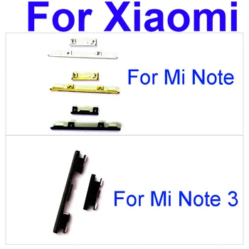 Hangerő Gomb + Power Oldalsó Gomb A Xiaomi Mi Megjegyzés 3 Note3 Hangerő Le, Power On/Off szabályozás Oldalon Kulcs Gomb Javítás Alkatrész