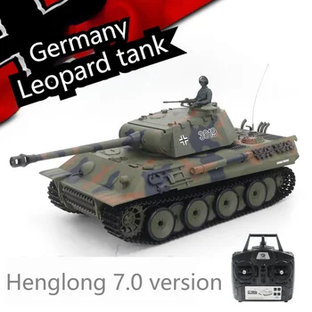 Henlong 3819-1 Nagy Német Panther Modern Harckocsi Bb Golyó Ellen Felnőtt Távirányító Szimuláció Nyomon Tartály