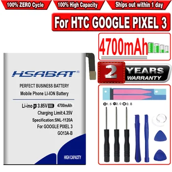 HSABAT 4700mAh G013A-B Akkumulátor HTC GOOGLE PIXEL 3 G013B G013A