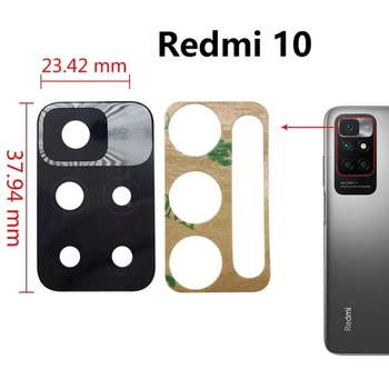 Hátsó Kamera Üveg Lencse Xiaomi Redmi 10 7 7A Mi 8 Megjegyzés 8 Pro 9S 9 10 10T a Ahesive Matrica Telefon Alkatrészek