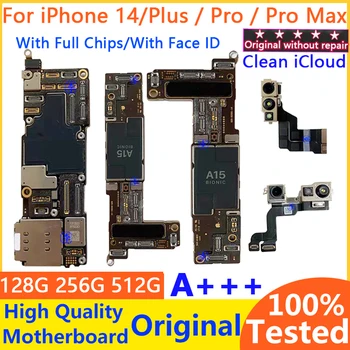 IOS Frissítés Eredeti iPhone 14/Pro/Max Alaplap Arcát ID Nyitva Logikai kártya Teljes Chipek iphone14 Plus Ingyenes iCloud
