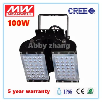 Ipari Világítás Led Lámpa 100W LED fény az Alagút CREE Chip 3030 Meanwell Vezető LED Reflektorok AC85-277V Ingyenes Szállítás