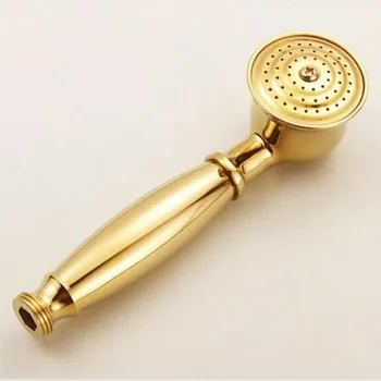 Kiváló Minőségű Sárgaréz Klasszikus Telefon Stílus Arany Kézi zuhanyfej víztakarékos Kézi zuhany Kézi Permetező Zuhany