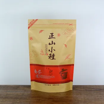 Lapsang Souchong Fekete Tea, Sűrű, Barna Papír Cipzár Táska önfenntartó önrögzítő Tea Táska Univerzális Nem Csomagolás Zsák