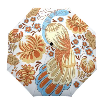 Minta Virágok Phoenix Napernyő, a Szabadtéri Teljes Automatikus Nyolc Csontok Esőben Esernyő Ajándék Felnőtt Gyerek Esernyő