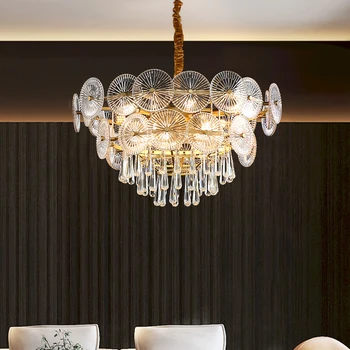 Modern Luxus, Kreatív, Kerek Üveg Medál Csillár Nappali Hálószoba, Étkező Asztal Plafonról Lógó Lámpa, lakberendezés Fény