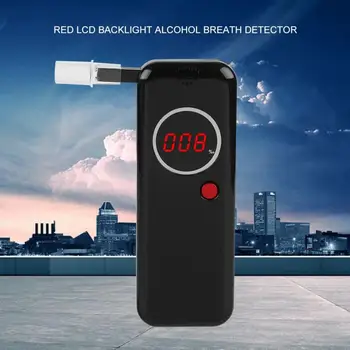 Piros LCD Mini Digitális Háttérvilágítás Alkohol Szakmai Alkohol Levegőt Érzékelő Forró Eladó