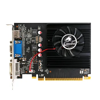 Színes GeForce GT710 Gold Edition -1GD3 V2 irodai pc gaming grafikus kártya támogatás gt 710 gpu-s vga kártya