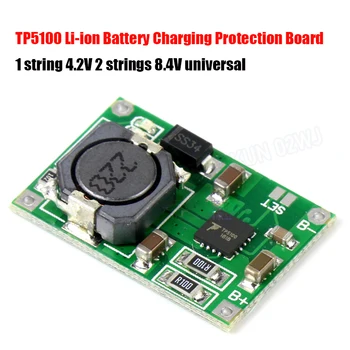 TP5100 Modul 3,7 V Li-ion Akkumulátor 18650 Felelős Védelmi Igazgatóság 1 String 4,2 V 2 String 8.4 V Univerzális LED Állandó Aktuális Meghajtó