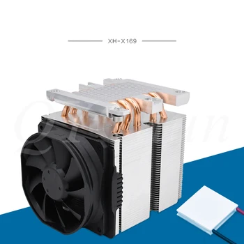 XH-X169 hőcsöves hűtő öt hőcsöves nagy platform TEC félvezető high-end radiátor platform 200W